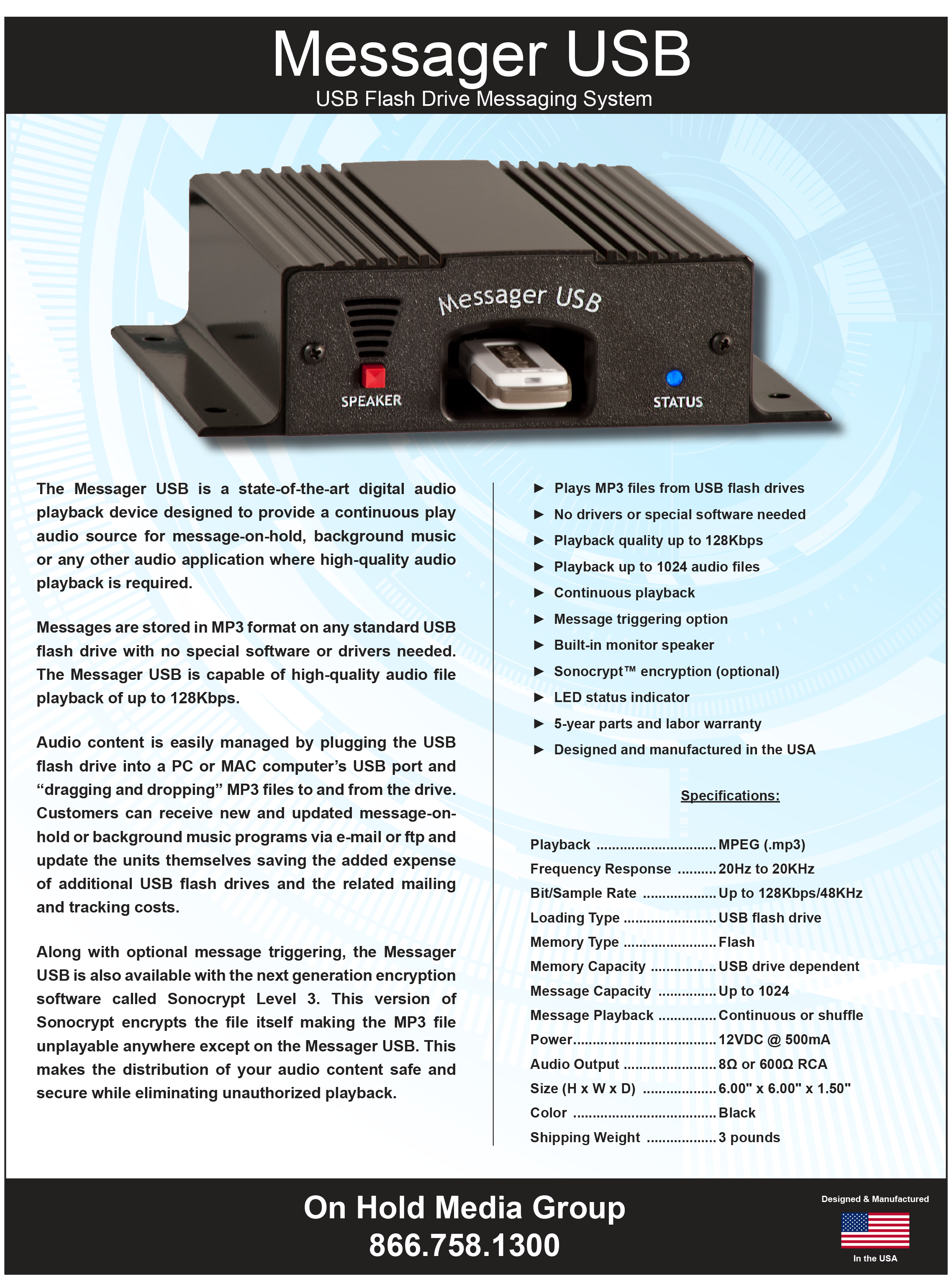 Nel-Tech USB Messager
