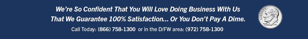 We're so confident that you'll love doing business with us